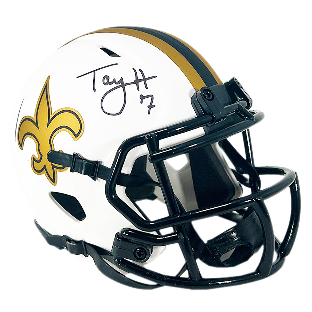 Taysom Hill Signed New Orleans Saints Lunar Eclipse Speed Mini Footbal — RSA