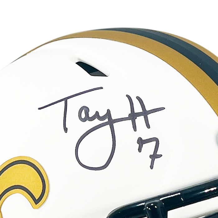 Taysom Hill Autographed New Orleans Saints Lunar Eclipse White