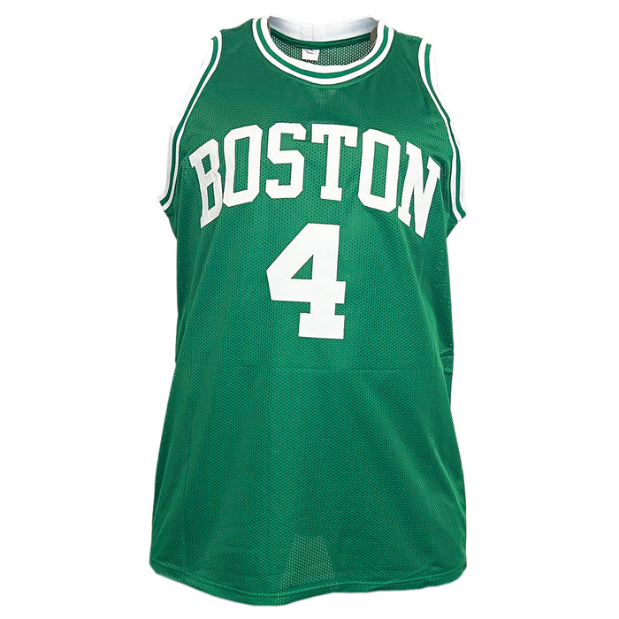 Jrue Holiday Signed 24 NBA Champs Inscription Boston Green Basketball Jersey (Beckett)