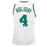 Jrue Holiday Signed 24 NBA Champs Inscription Boston White Basketball Jersey (Beckett)