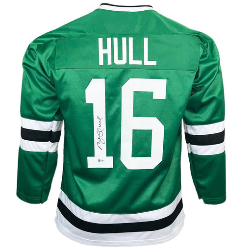 Brett Hull Signed St. Louis Blue Hockey Jersey (PSA)