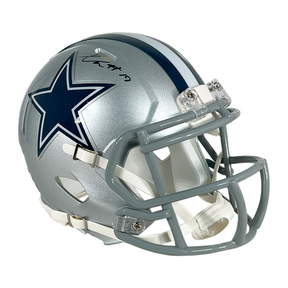 Noah Igbinoghene Signed Dallas Cowboys Speed Mini Football Helmet (JSA)