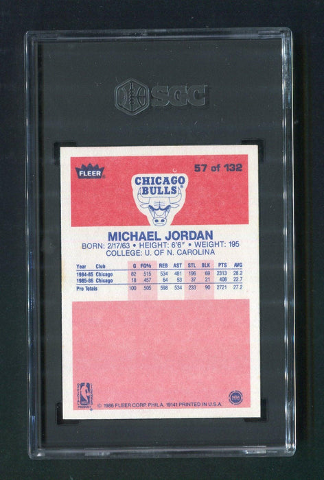 1986/87 Fleer #57 Michael Jordan Rookie Card