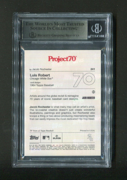 2021 Topps Project Luis Robert #241 AUTOGRAPH BGS AUTHENTIC!