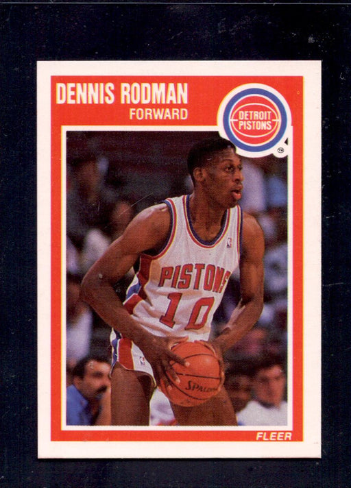 Dennis Rodman Autographed 1990-91 Hoops Card #10 Detroit