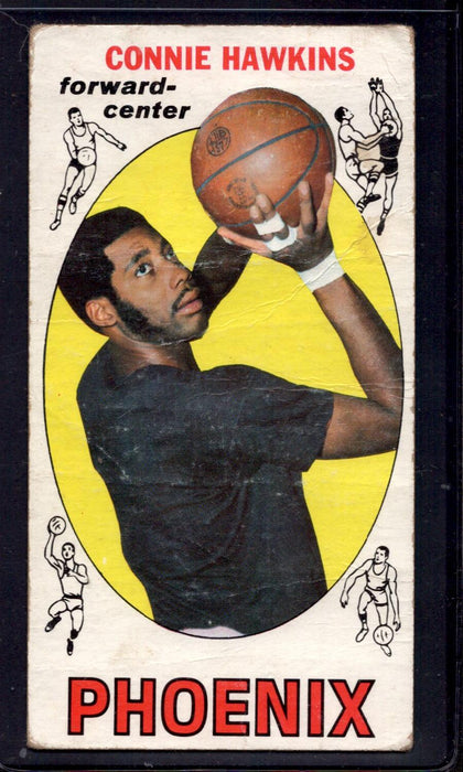 1969-70 Topps #15 Connie Hawkins Phoenix Suns Rookie Basketball Cards - RSA