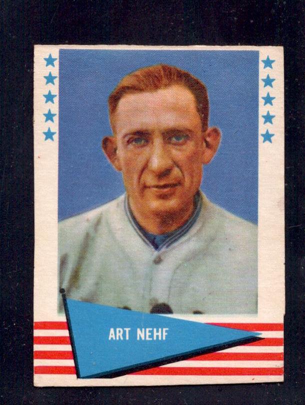1961 Art Nehf Fleer Baseball Greats #65 Braves Baseball Card - RSA