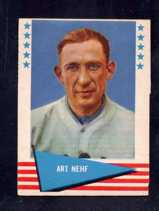1961 Art Nehf Fleer Baseball Greats #65 Braves Baseball Card - RSA