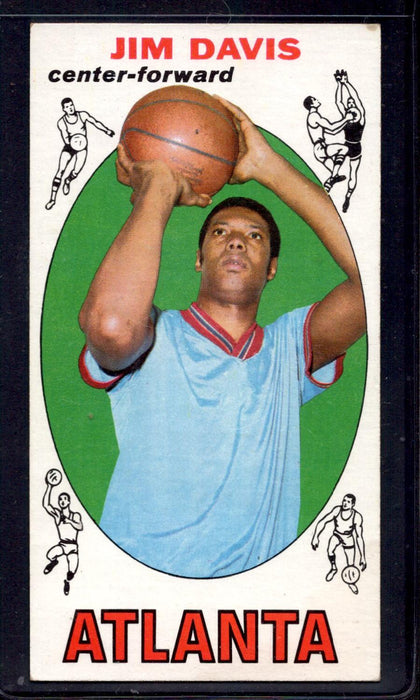 1969-70 Topps #53 Jim Davis Atlanta Hawks Basketball Cards - RSA