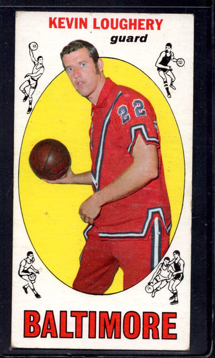 1969-70 Topps #94 Kevin Loughery Baltimore Bullets Rookie Basketball Cards - RSA