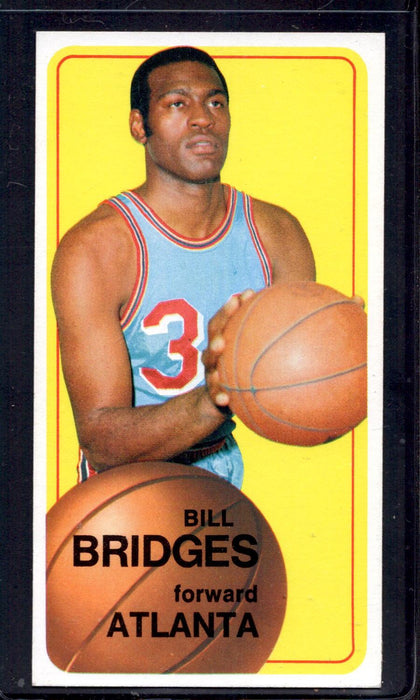 1970-71 Topps #71 Bill Bridges Atlanta Hawks Basketball Cards - RSA