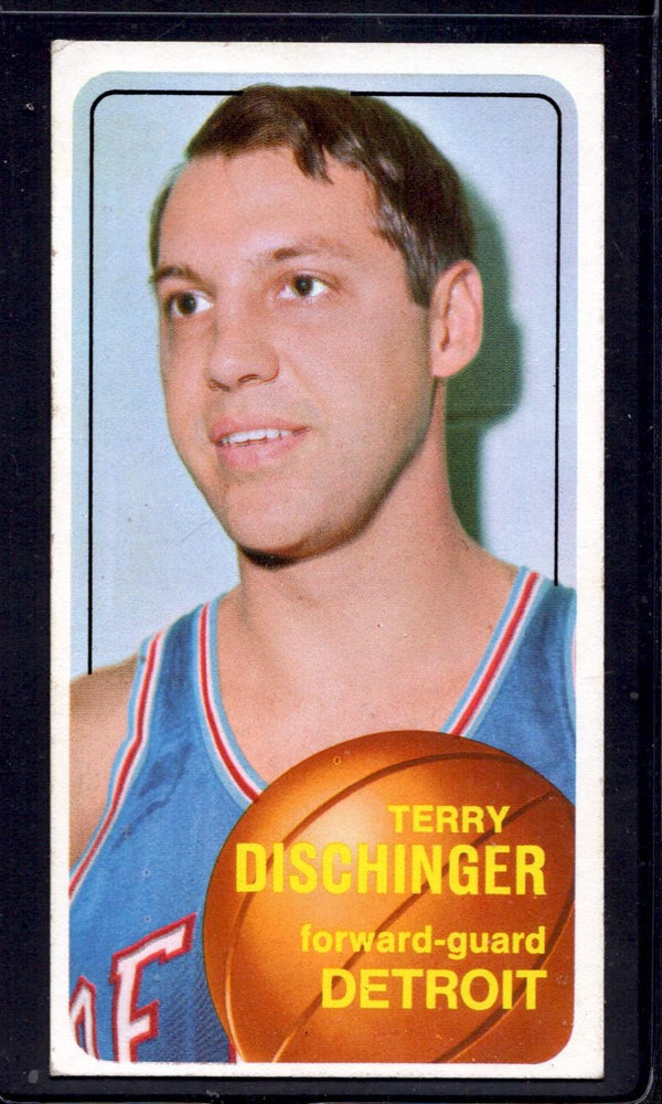 1970-71 Topps #96 Terry Dischinger Detroit Pistons Basketball Cards - RSA