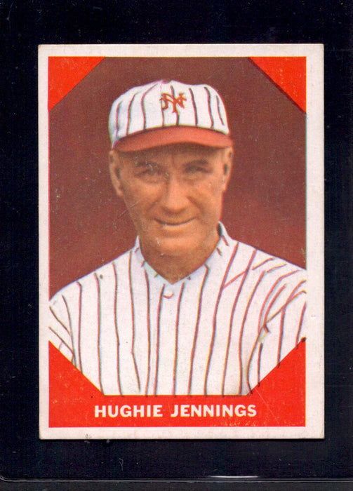 1960 Hughie Jennings Fleer Baseball Greats #67 Baseball Card - RSA