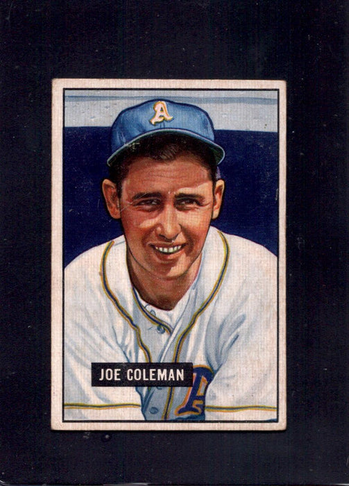 1951 Joe Coleman Bowman #120 Athletics Baseball Card - RSA