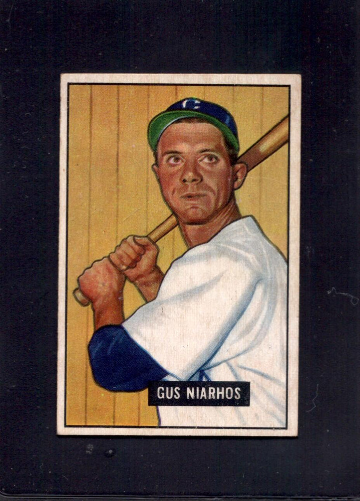 1951 Gus Niarhos Bowman #124 White Sox Baseball Card - RSA