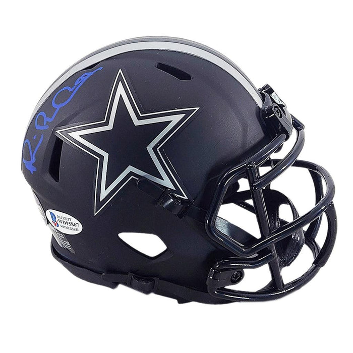 Michael Irvin Signed Dallas Cowboys Eclipse Speed Mini Football Helmet (Beckett) - RSA