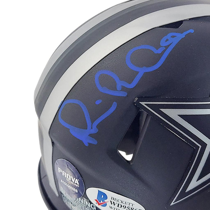 Michael Irvin Signed Dallas Cowboys Eclipse Speed Mini Football Helmet (Beckett) - RSA