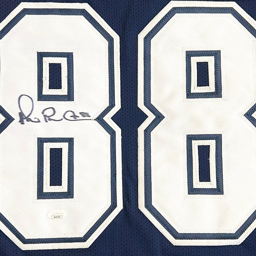 Michael Irvin Signed Dallas Navy Football Jersey (JSA)