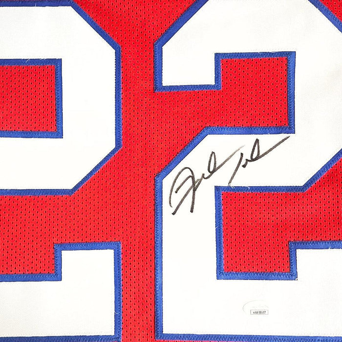 Fred Jackson Signed Buffalo White Football Jersey (JSA)