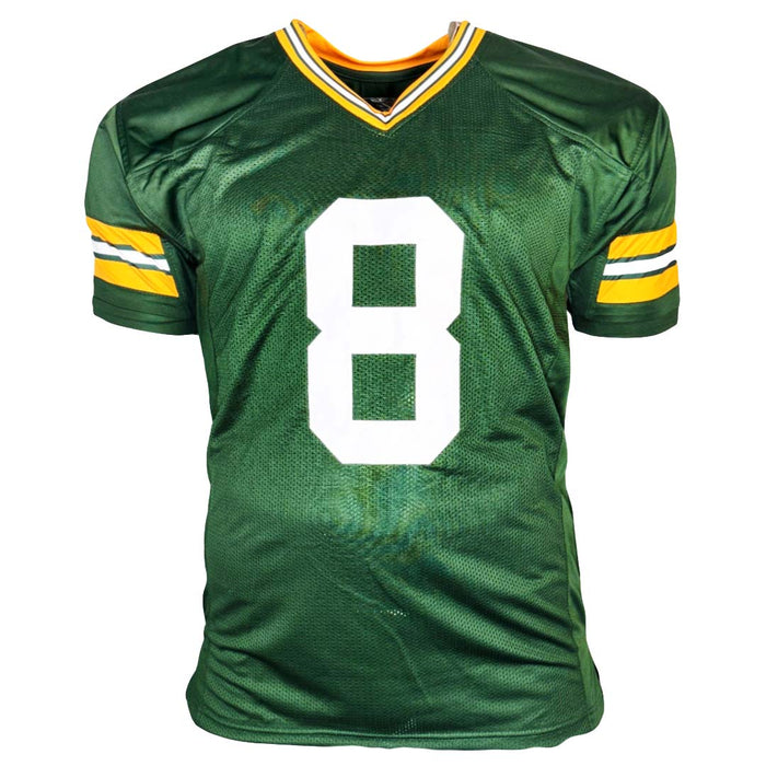 Josh Jacobs Signed Green Bay Green Football Jersey (Beckett)