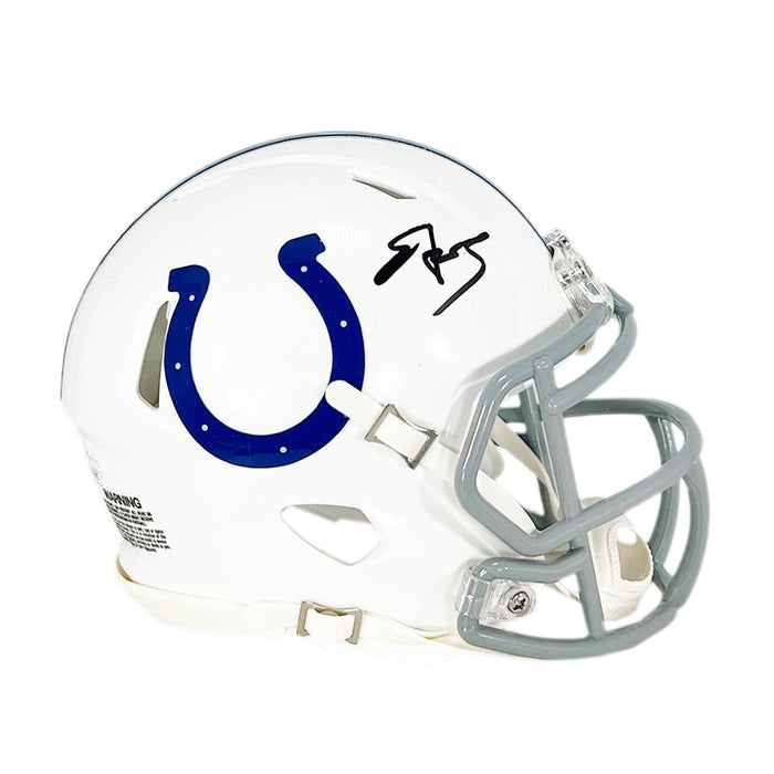 Edgerrin James Signed Indianapolis Grey Football Jersey (JSA) — RSA