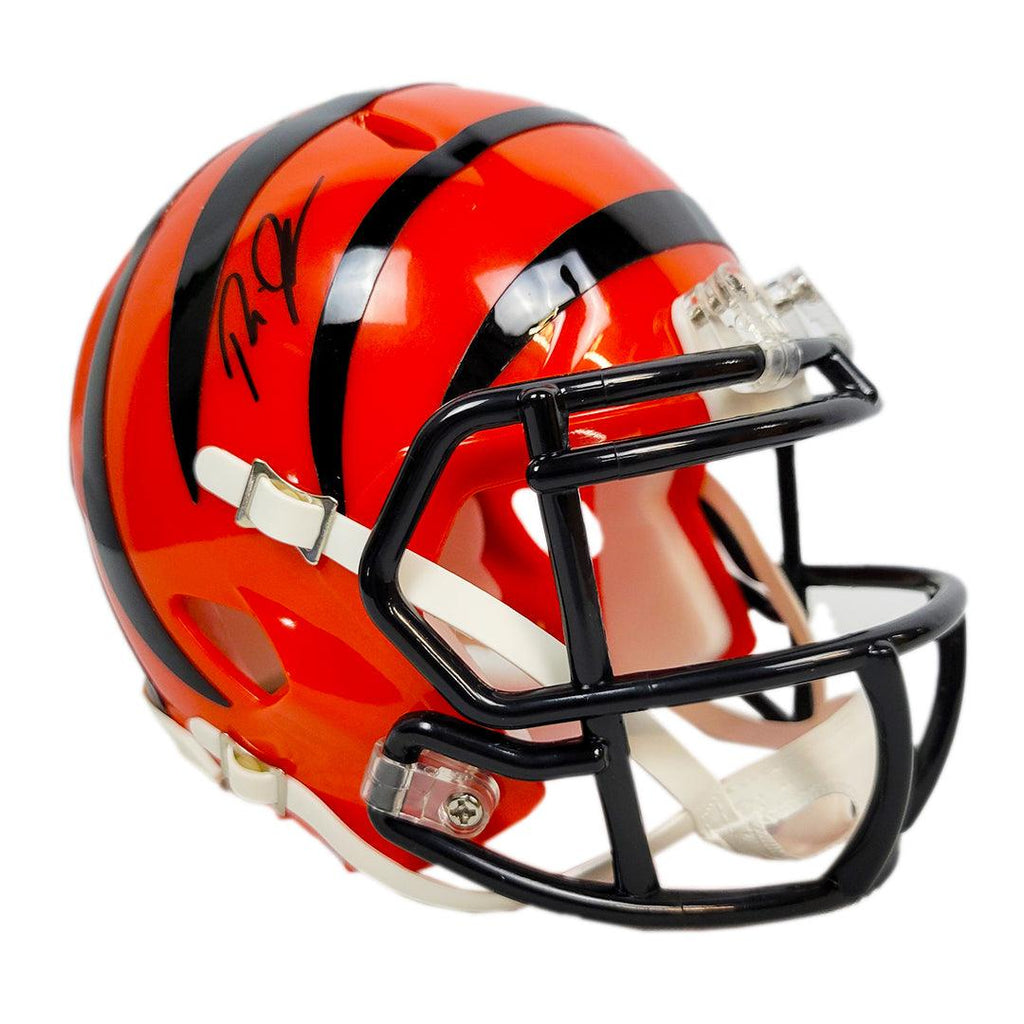 Rudi Johnson Signed Cincinnati Bengals Speed Mini Football Helmet