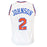 Larry Johnson Signed New York White Basketball Jersey (JSA)