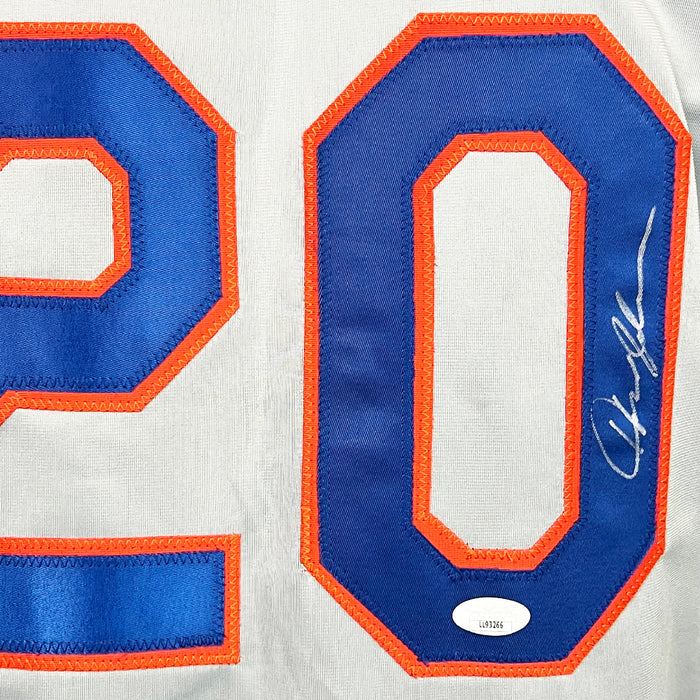 Howard Johnson Signed New York Grey Baseball Jersey (JSA)
