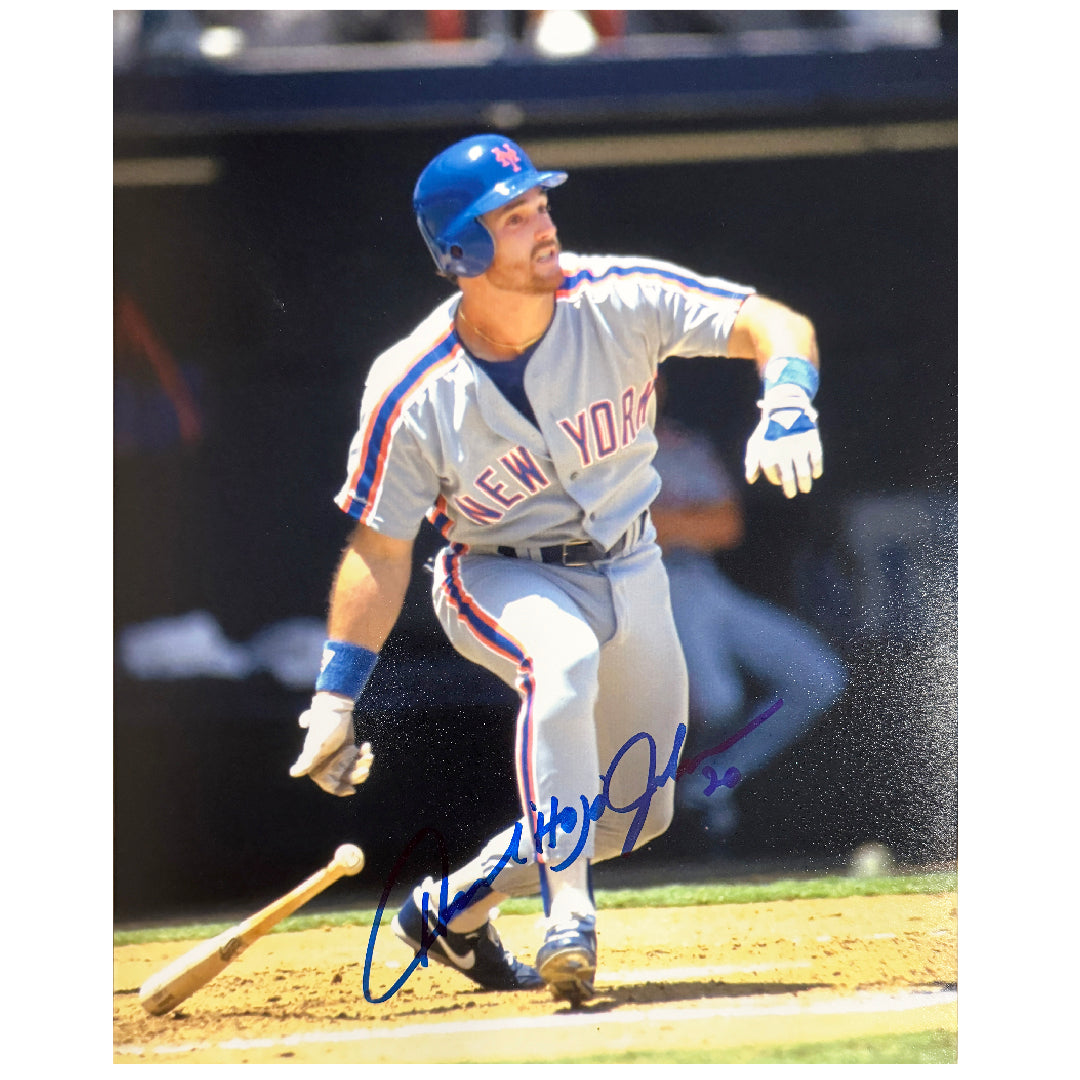 Howard Johnson Signed New York Pose 4 Baseball 8x10 Photo (JSA) — RSA