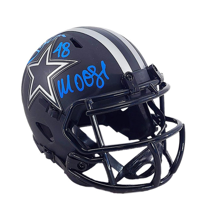 : DARYL JOHNSTON Signed Dallas COWBOYS Mini-helmet w