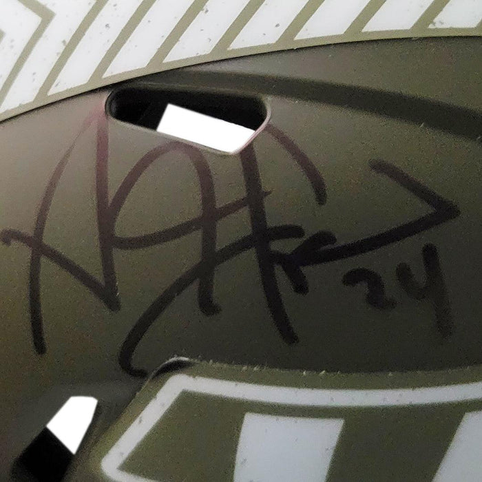 Pacman Jones Signed Cincinnati Bengals Salute to Service Speed Mini Fo — RSA