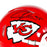 Chris Jones Signed Kansas City Chiefs Speed Mini Football Helmet (JSA) - RSA