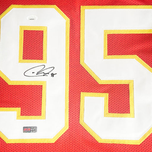 Tyreek Hill Autographed Yellow Football Jersey (JSA) — RSA