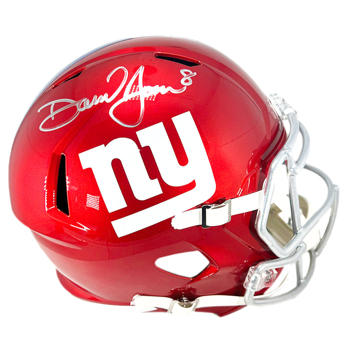 Daniel Jones Signed Ny Giants Full Size Speed Amp Replica Helmet Becke –  MVP Authentics