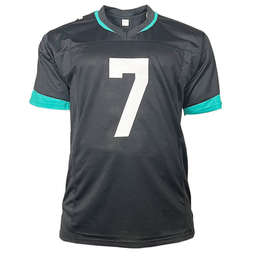 Zay Jones Signed Jacksonville Black Football Jersey (Beckett)