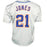Cleon Jones Signed WSC Inscription New York Grey Baseball Jersey (JSA)