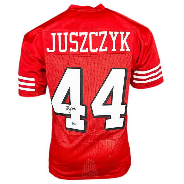 Kyle Juszczyk Signed San Francisco Red Shadow Number Football Jersey ( — RSA