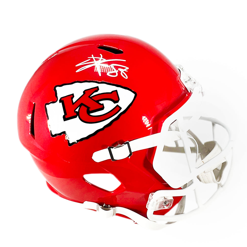 Travis Kelce Autographed Signed Kansas City Chiefs Football - Beckett  Authentic