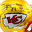 Travis Kelce Signed SB LIV Champs Inscription Kansas City Chiefs Blaze Mini Football Helmet (Beckett)