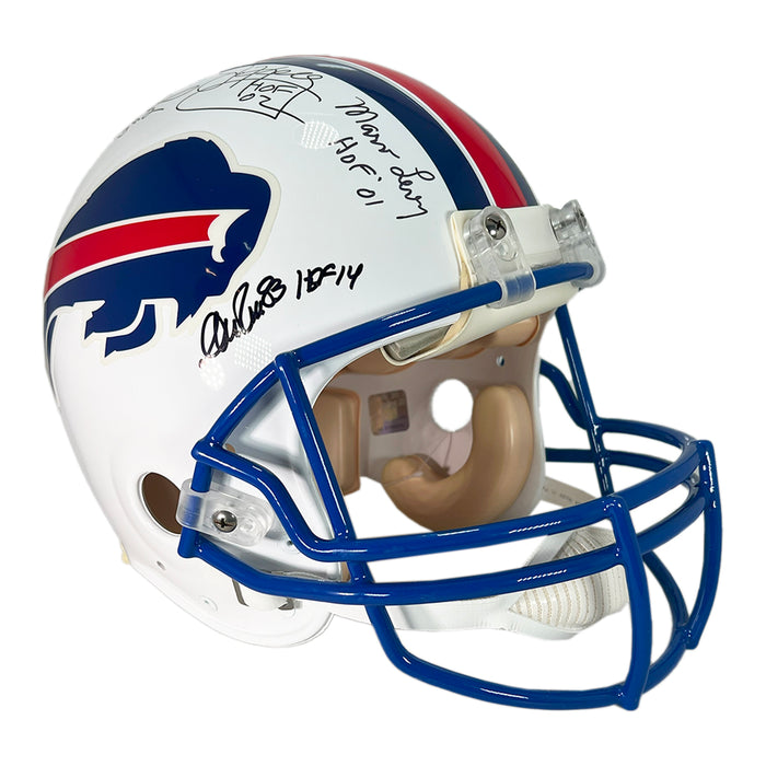 Bills Hall of Famers Signed Throwback Authentic Full-Size Football Helmet (JSA)