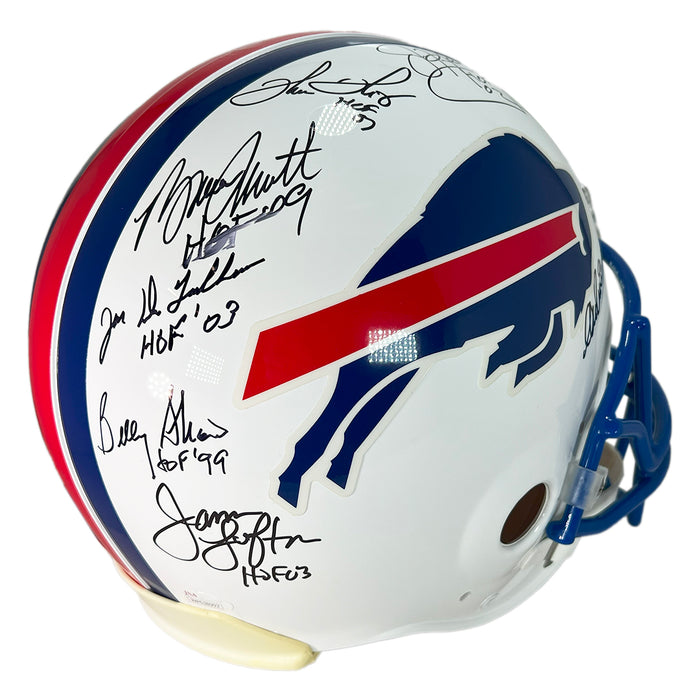 Bills Hall of Famers Signed Throwback Authentic Full-Size Football Helmet (JSA)