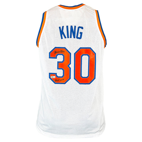 Bernard King JSA certified autographed shops custom Knicks jersey HOF 2013