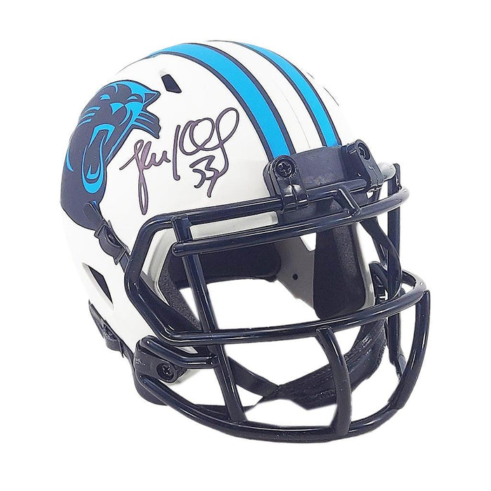 LUKE KUECHLY Carolina Panthers SIGNED Full-Size Speed Matte Black Helmet  BAS COA