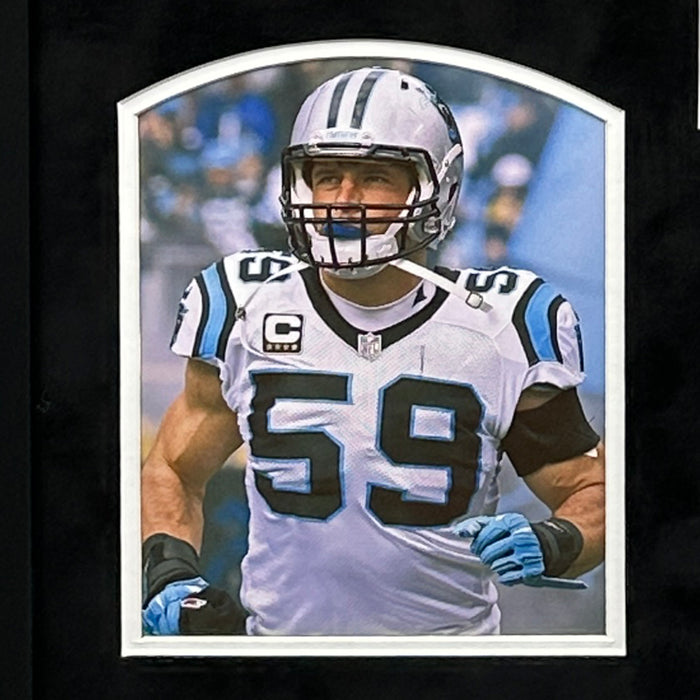 Luke Kuechly Signed Carolina Panthers Framed Photo