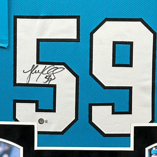 Luke Kuechly Signed Pro-Edition Blue Football Jersey (Beckett) — RSA