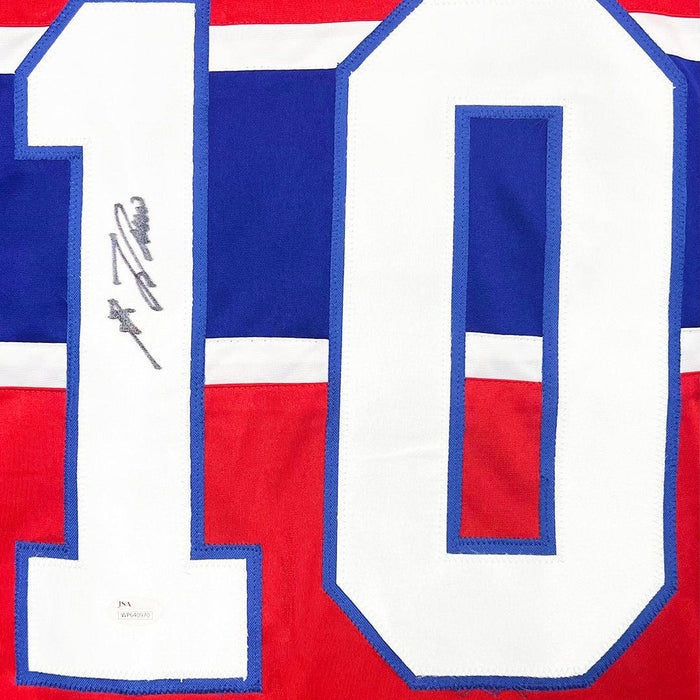 Guy Lafleur Autographed Montreal Blue Custom Hockey Jersey (JSA