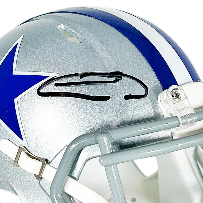 Ceedee Lamb Signed Dallas Cowboys 1964-66 Throwback Speed Mini Replica — RSA