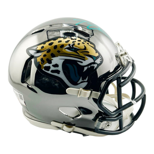 Trevor Lawrence Signed Jacksonville Jaguars Chrome Mini Football Helmet (Fanatics/Beckett)