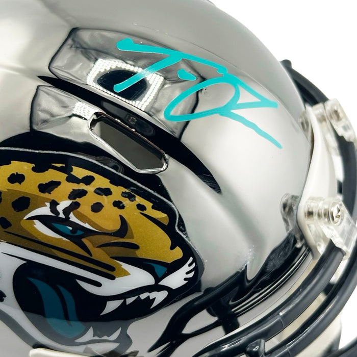 Trevor Lawrence Signed Jacksonville Jaguars Chrome Mini Football Helmet (Fanatics/Beckett)