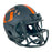 Ray Lewis Signed Miami Hurricanes Eclipse Mini Football Helmet (Beckett)